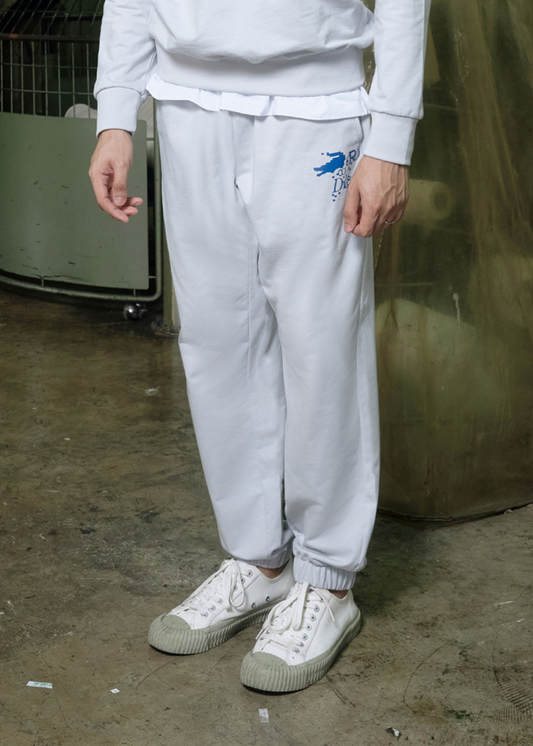 MICRO CHIP GREY TERRY TRACKPANT