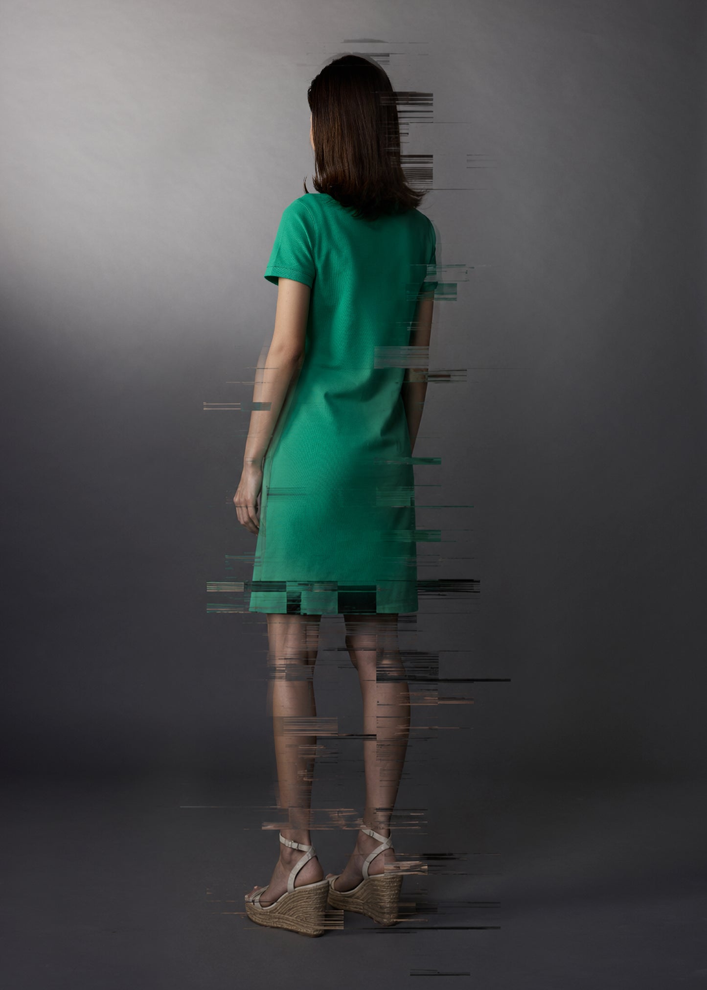 AQUATIC AWE ATHLETIC LENGTH DRESS