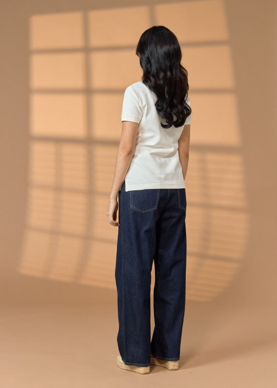 เสื้อโปโลสีอันบลีซคอตต้อมทรงเข้ารูป