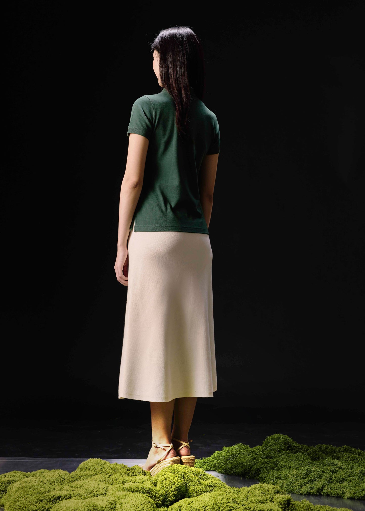 MAGICAL FOREST WOMEN TAPERED FIT POLO SHIRT