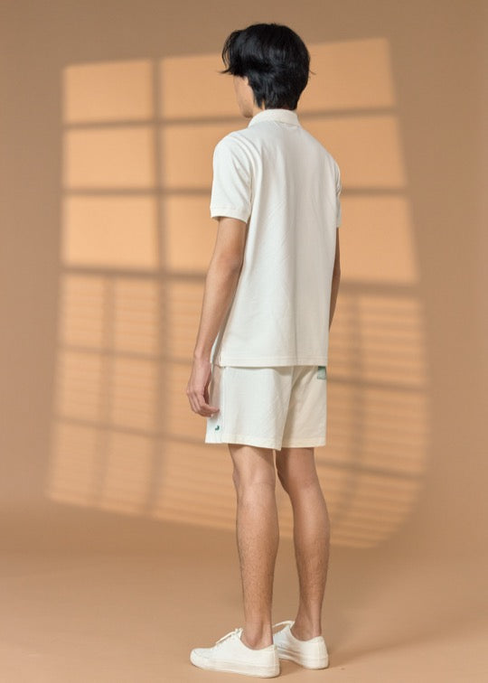 เสื้อโปโลสีอันบลีซคอตต้อนทรงเรกูล่าร์ฟิต