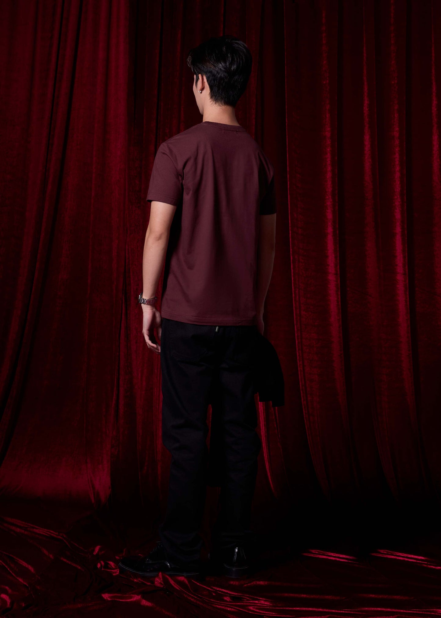 WINSOR WIND PURPLE CUSTOM FIT CREW NECK SHORT SLEEVE T-SHIRT