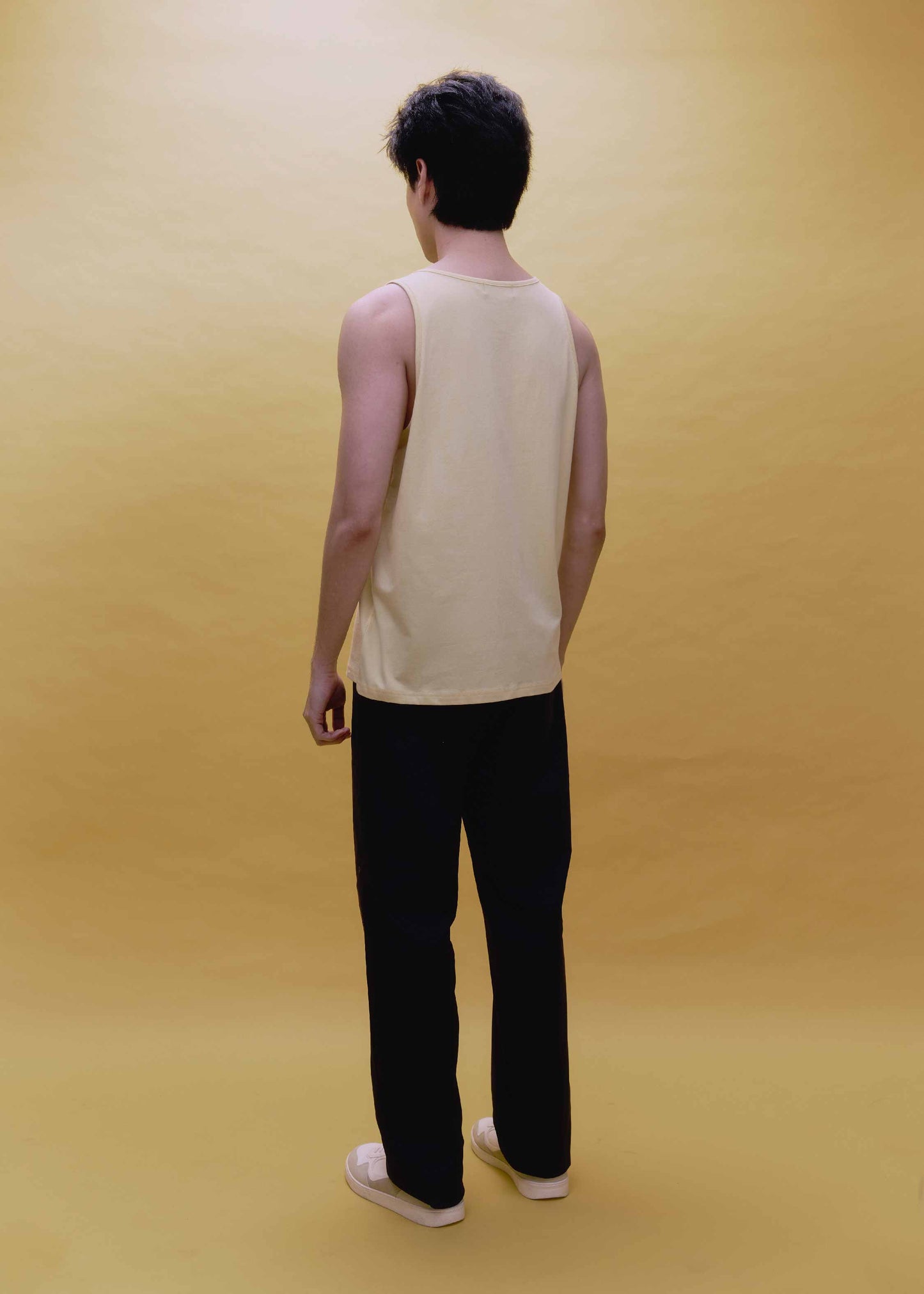 SUNLIGHT YELLOW CUSTOM FIT TANK SINGLET