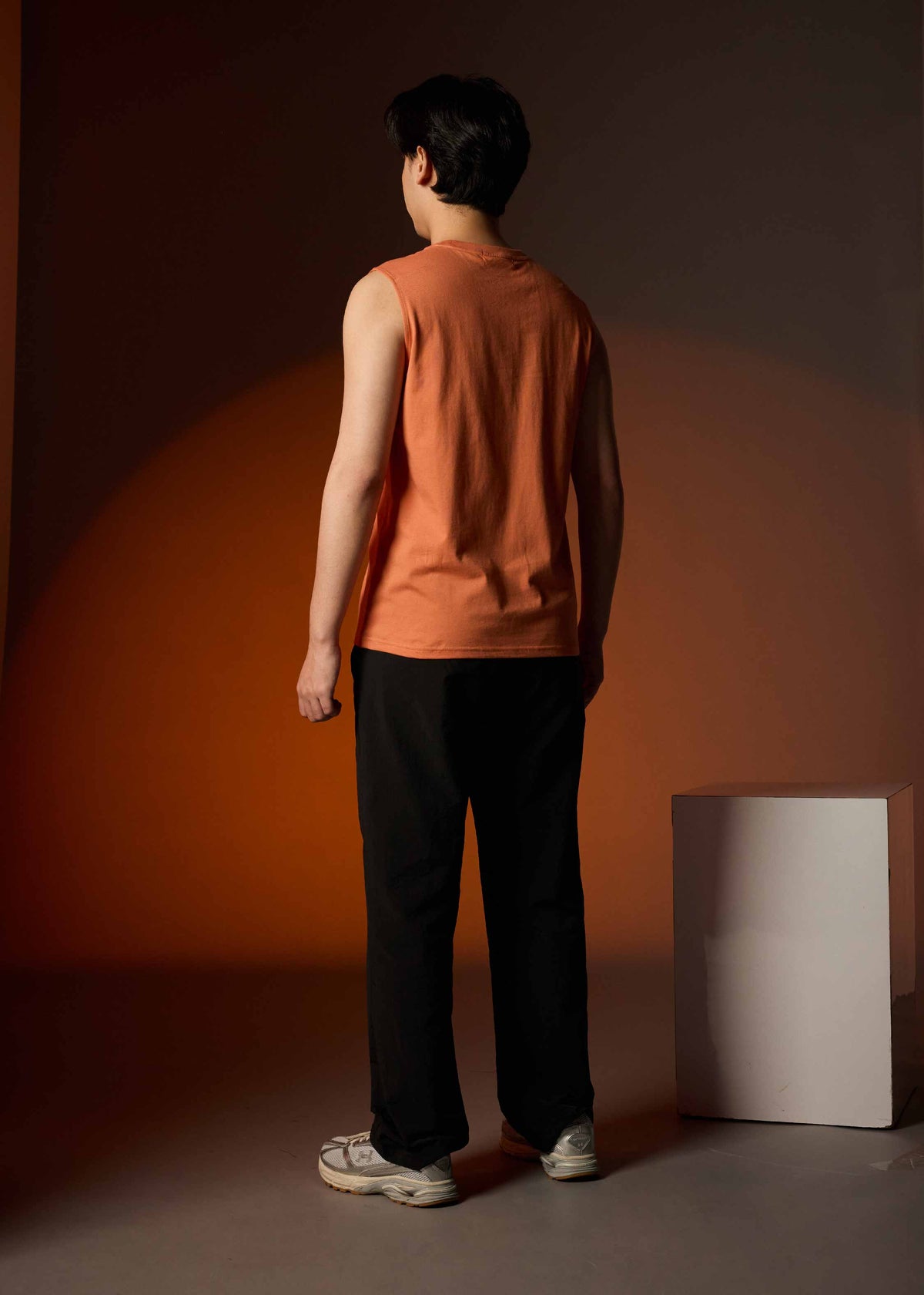 BRANDIED MELON CUSTOM FIT SLEEVELESS TANK