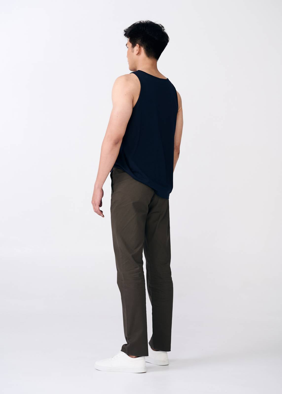 NAVY CUSTOM FIT TANK TOP