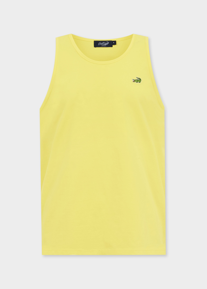 LEMON DROP YELLOW CUSTOM FIT TANK SINGLET