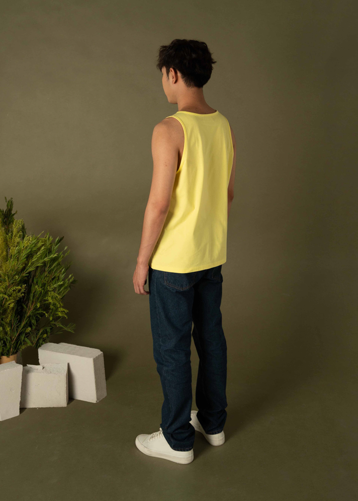 LEMON DROP YELLOW CUSTOM FIT TANK SINGLET