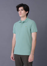 Load image into Gallery viewer, SAGE LEAF GREEN SLIM FIT POLO SHIRT
