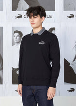 Load image into Gallery viewer, BLACK JUMPER CUSTOM FIT WITH EMBROIDERED LOGO
