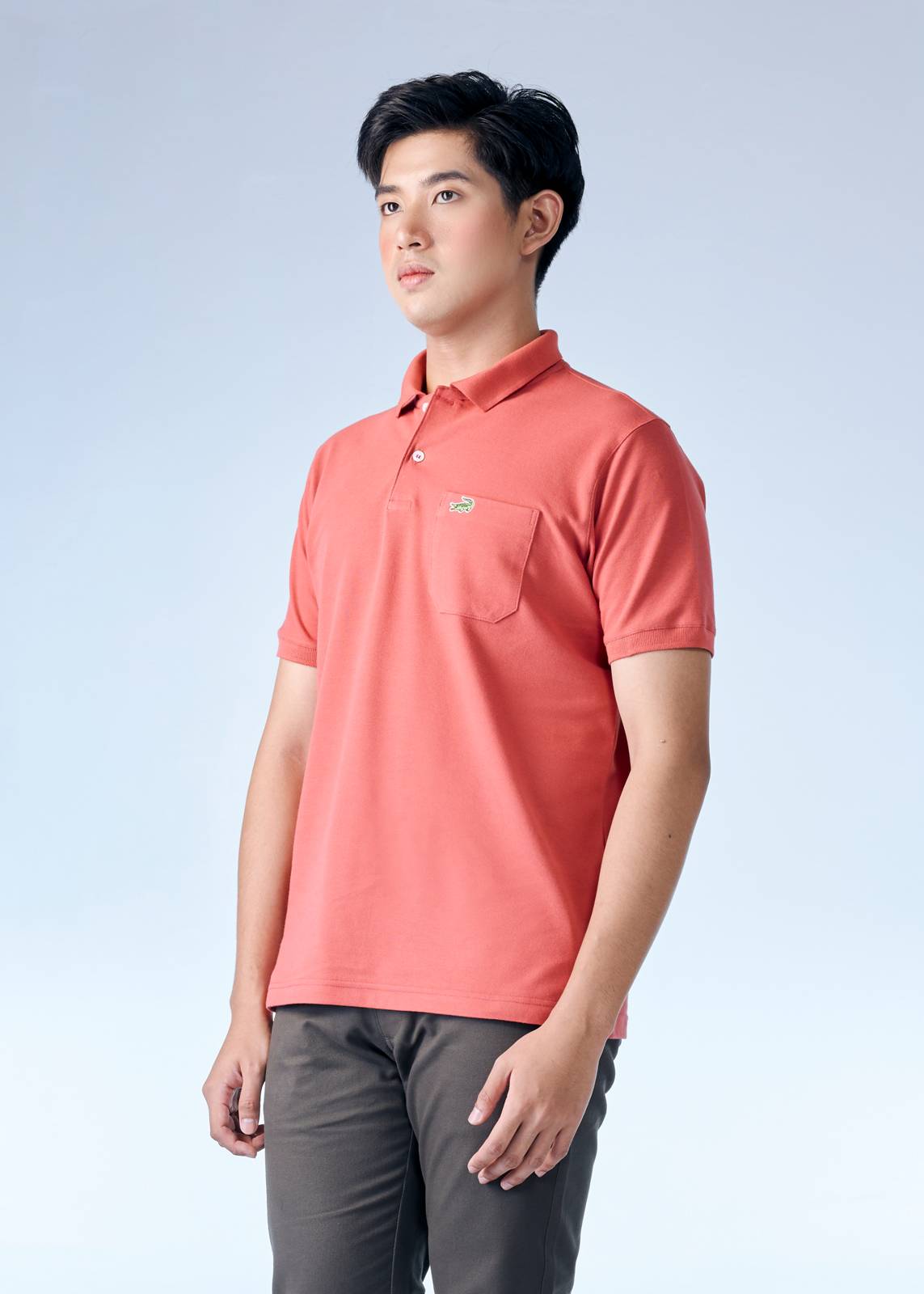 ASTRO DUST RED REGULAR FIT POLO SHIRT
