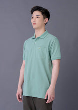 Load image into Gallery viewer, SAGE LEAF GREEN REGULAR FIT POLO SHIRT
