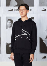 Load image into Gallery viewer, BLACK HOODIE CUSTOM FIT WITH GRAPHIC PRINT
