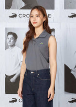 Load image into Gallery viewer, BASALT GRAY SLEEVELESS WOMEN POLO
