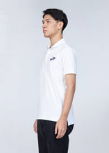 Load image into Gallery viewer, WHITE CUSTOM FIT POLO SHIRT WITH EMBROIDERED LOGO
