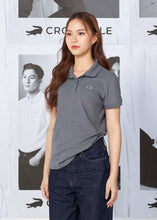 Load image into Gallery viewer, BASALT GRAY WOMEN POLO
