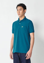 Load image into Gallery viewer, MARINE TEAL GREEN REGULAR FIT POLO SHIRT
