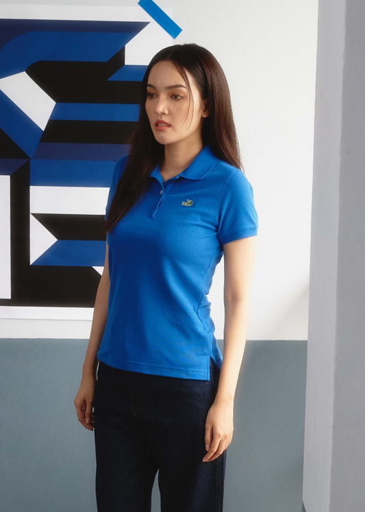 BLUE IOLITE WOMEN TAPERED FIT POLO