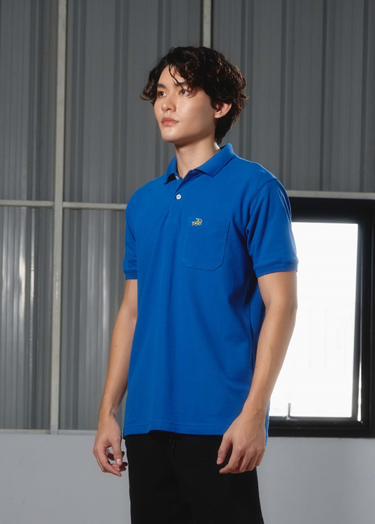 BLUE IOLITE REGULAR FIT POLO SHIRT