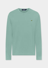 Load image into Gallery viewer, SAGE LEAF GREEN CUSTOM FIT CREW NECK LONG SLEEVE T-SHIRT
