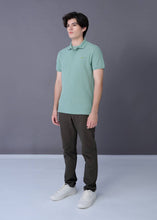 Load image into Gallery viewer, SAGE LEAF GREEN SLIM FIT POLO SHIRT
