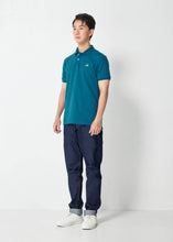 Load image into Gallery viewer, MARINE TEAL GREEN SLIM FIT POLO SHIRT

