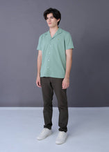 Load image into Gallery viewer, SAGE LEAF GREEN CUSTOM FIT CUBAN SHIRT
