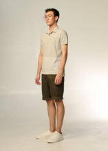 Load image into Gallery viewer, GREY SLIM FIT STRIPE POLO SHIRT
