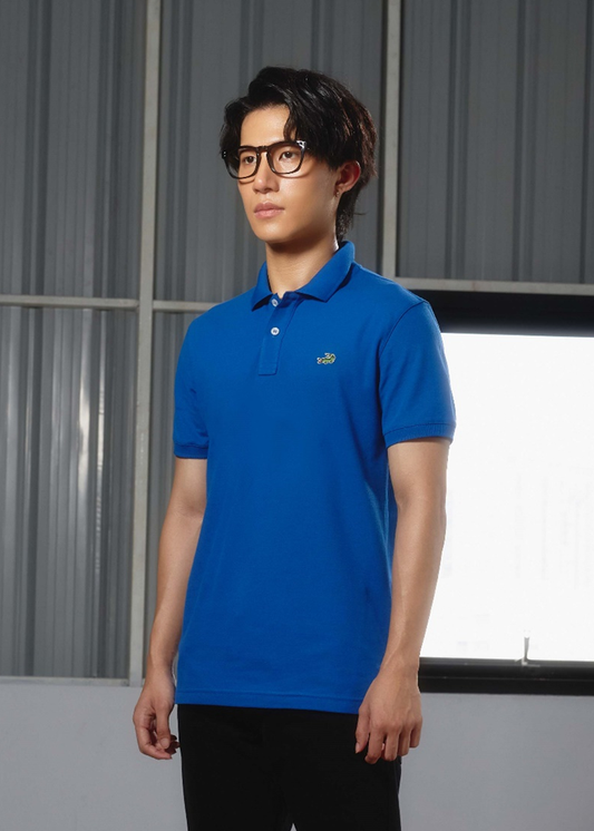 BLUE IOLITE SLIM FIT POLO SHIRT