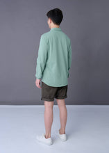 Load image into Gallery viewer, SAGE LEAF GREEN CUSTOM FIT LONG SLEEVE SHIRT
