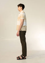 Load image into Gallery viewer, ENHANCED NEUTRALS REGULAR FIT STRIPE POLO SHIRT
