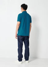 Load image into Gallery viewer, MARINE TEAL GREEN REGULAR FIT POLO SHIRT
