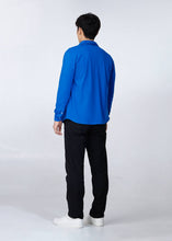 Load image into Gallery viewer, PERFORMANCE BLUE CUSTOM FIT LONG SLEEVE SHIRT
