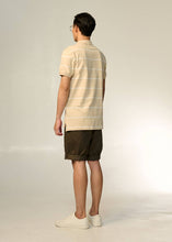 Load image into Gallery viewer, ENHANCED NEUTRALS SLIM FIT STRIPE POLO SHIRT
