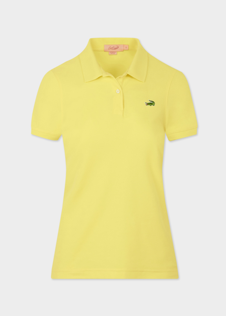 เสื้อโปโลสีเหลือง Lemon Drop ทรงเข้ารูป