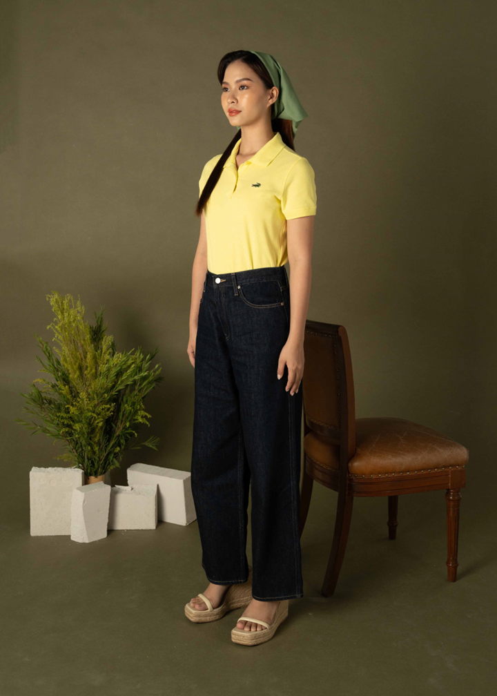 LEMON DROP YELLOW WOMEN TAPERED FIT POLO