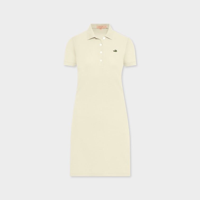 UNBLEACHED COTTON ATHLETIC LENGTH DRESS