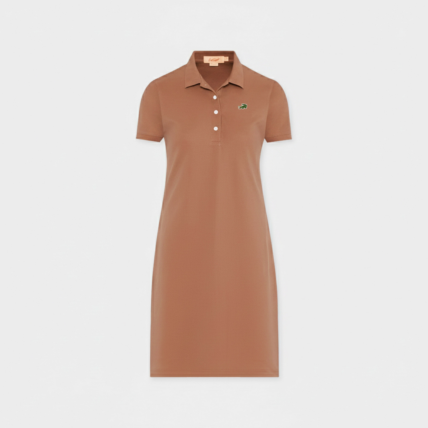 ชุดเดรสสีนำ้ตาลมอคค่ามูส 