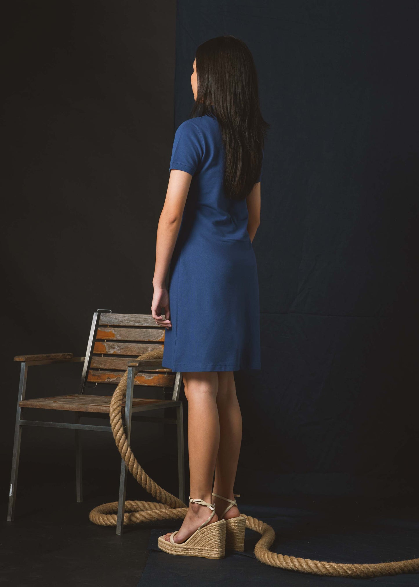 NAVAL ACADEMY BLUE WOMEN ATHLETIC DRESS