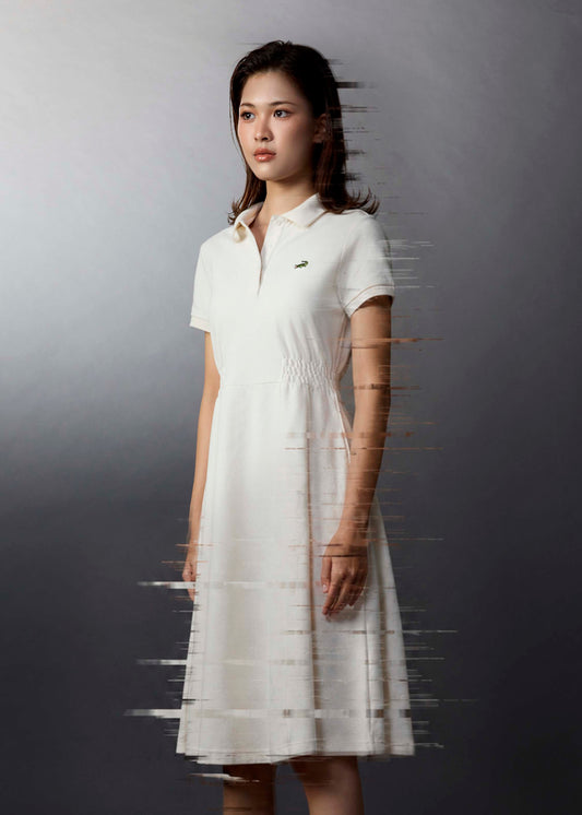 BEIGE MIDI DRESS