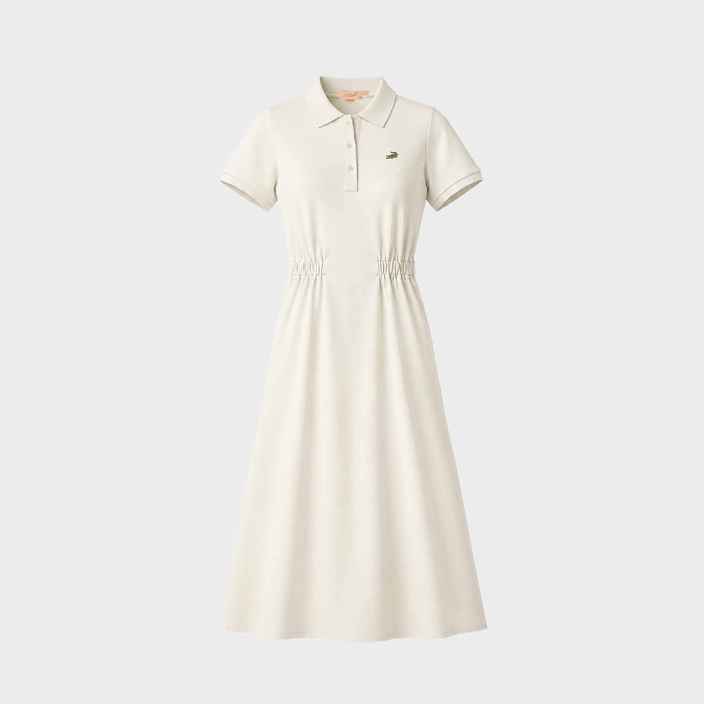 BEIGE MIDI DRESS