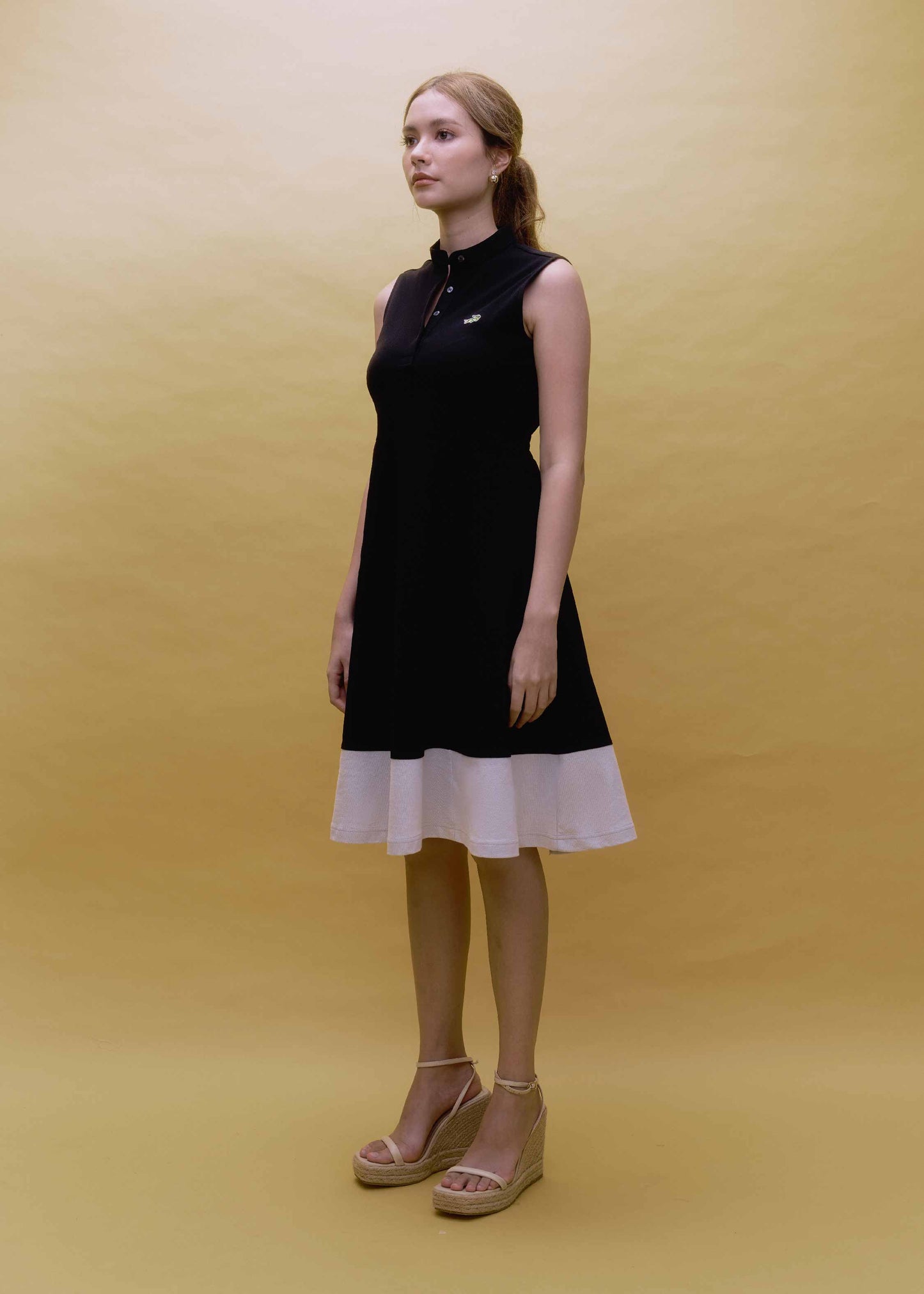 COLOUR BLOCK MIDI DRESS