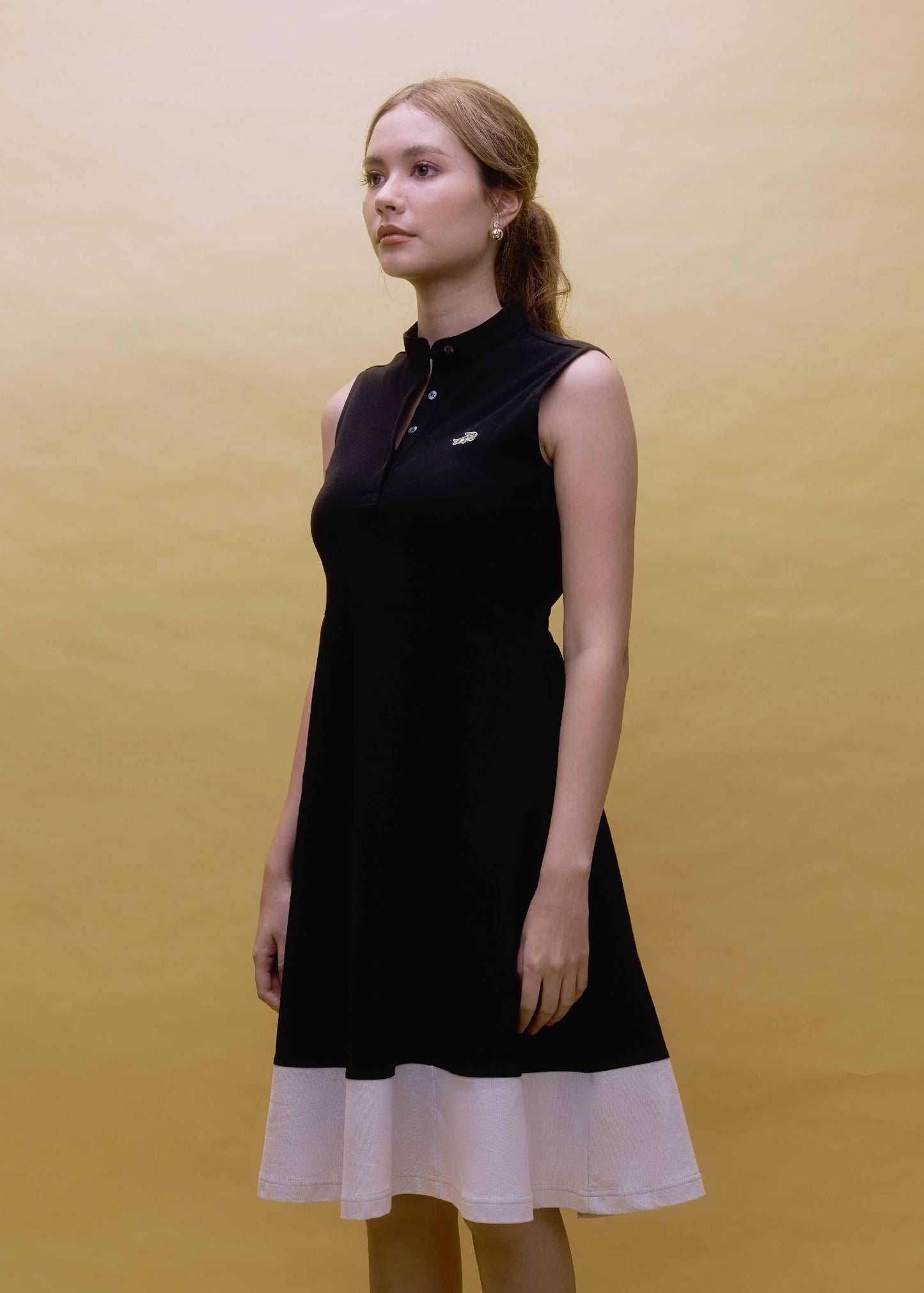 COLOUR BLOCK MIDI DRESS