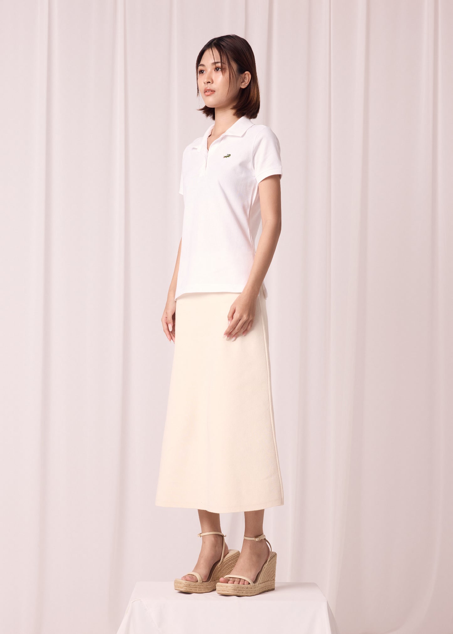 CLOUD DANCER WOMEN TAPERED FIT POLO SHIRT