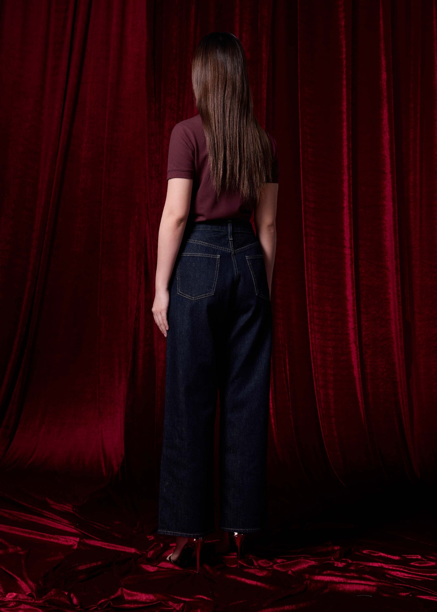 WINSOR WIND PURPLE WOMEN TAPERED FIT POLO SHIRT