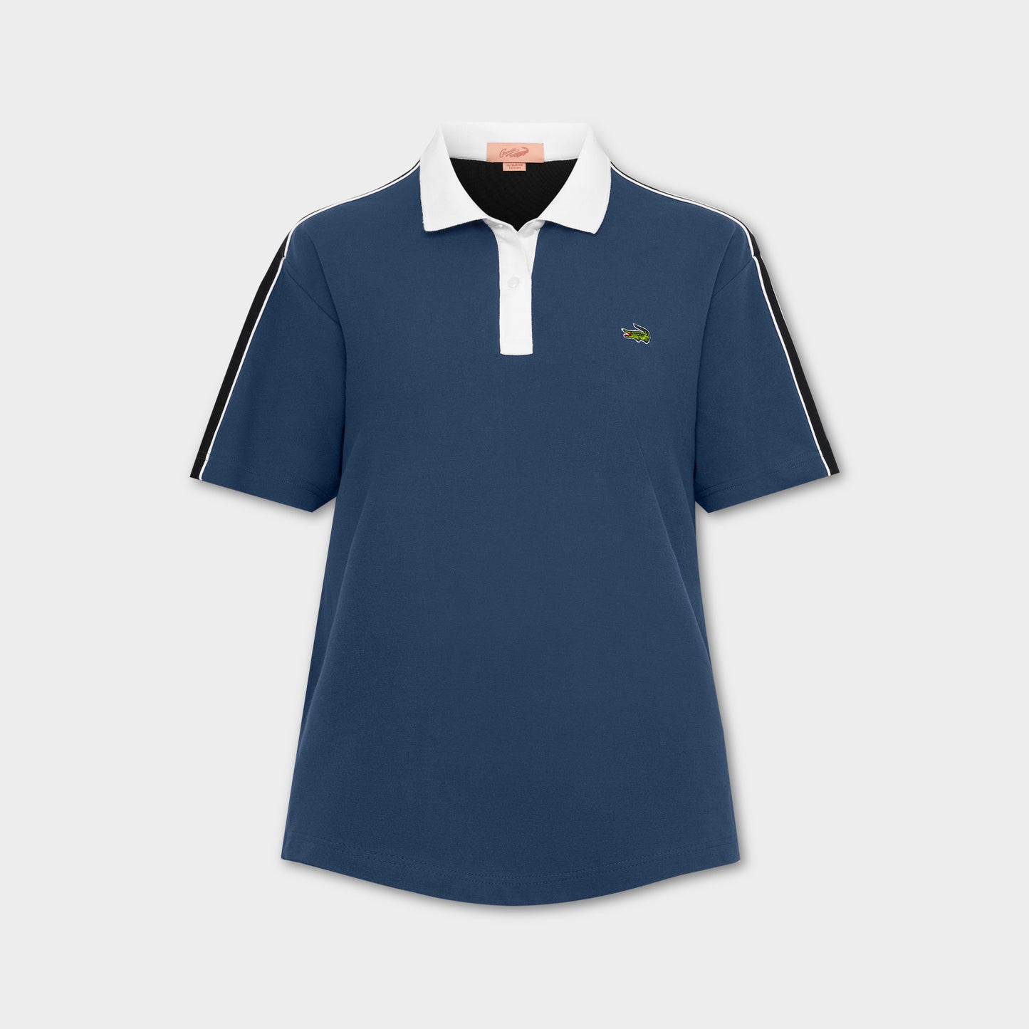 NAVAL ACADEMY BLUE OVERSIZED WOMEN POLO