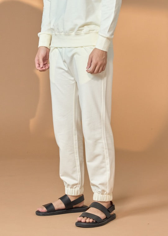 UNBLEACHED COTTON TRACKPANT