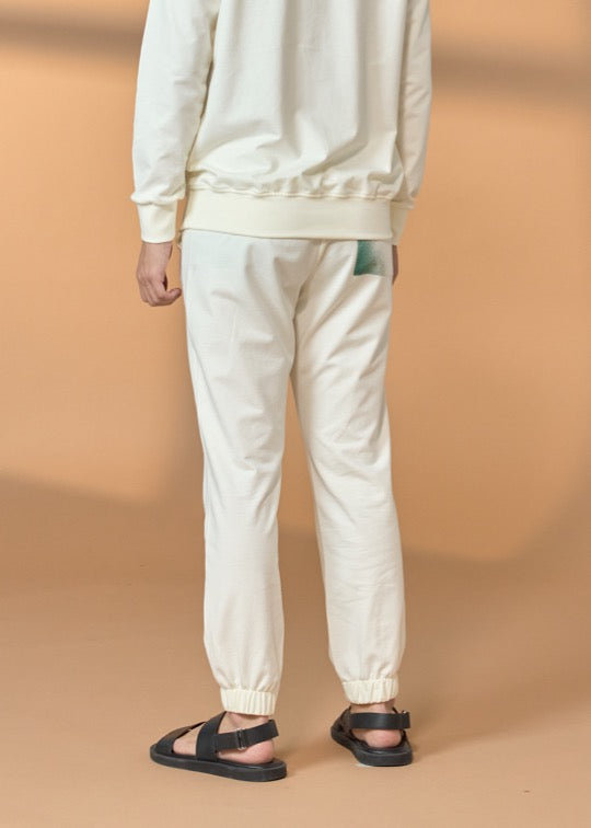 UNBLEACHED COTTON TRACKPANT