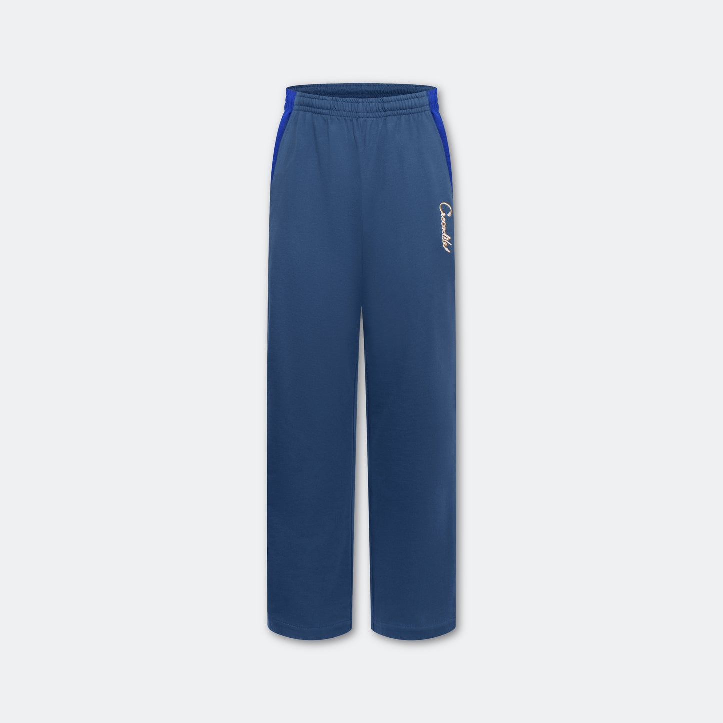 NAVAL ACADEMY BLUE TRACKPANT WITH EMBROIDERY
