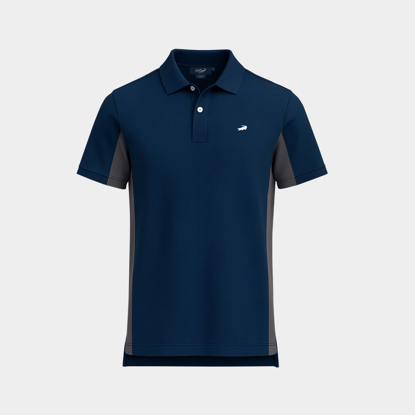 NAVY CUSTOM FIT POLO SHIRT