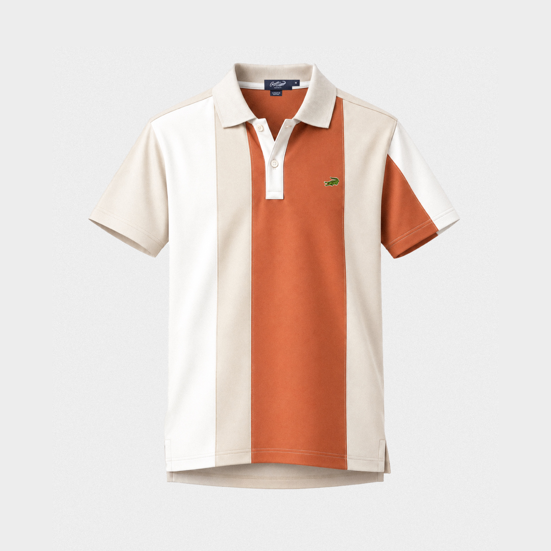 COLOUR BLOCK  CUSTOM FIT POLO SHIRT